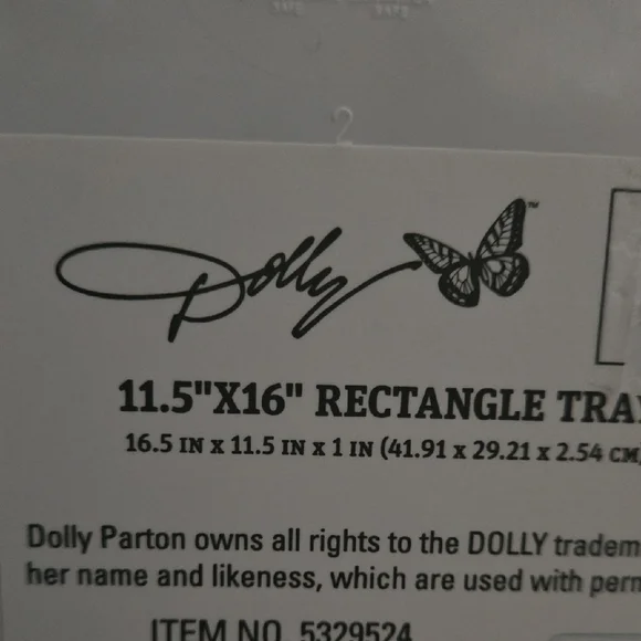 Raised on Dolly Floral Serving Tray AND Picture Frame - Picture 2 of 13